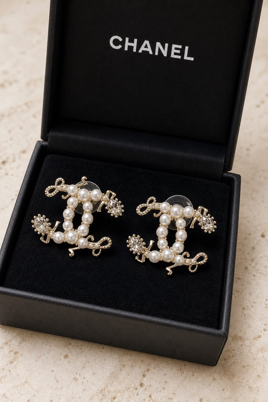 CHANEL Classic Parisian Earrings Style 20 | New with Box - Picture 4 of 9